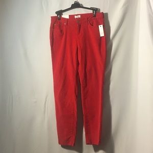Crown and Ivy Red skinny pants